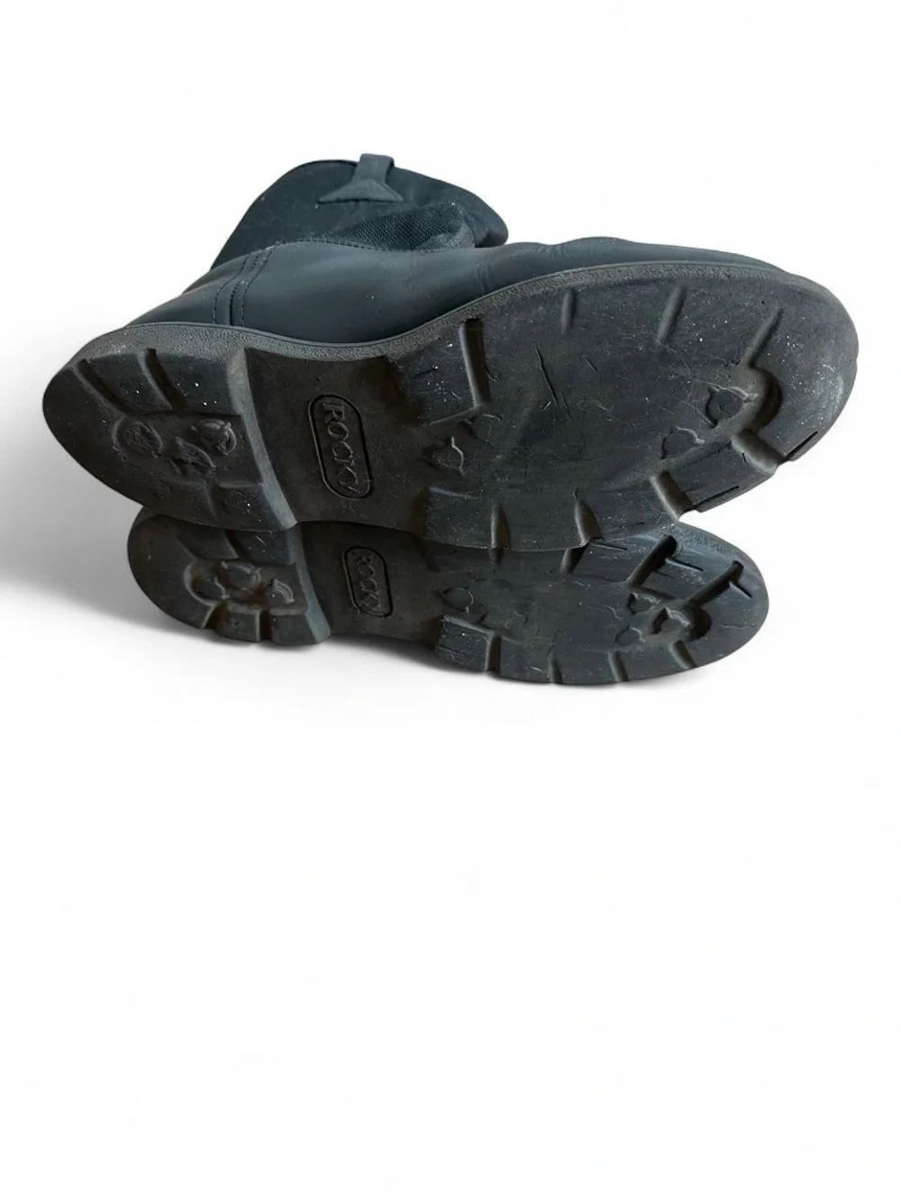 Men 12 boots Rocky Black Work shoes